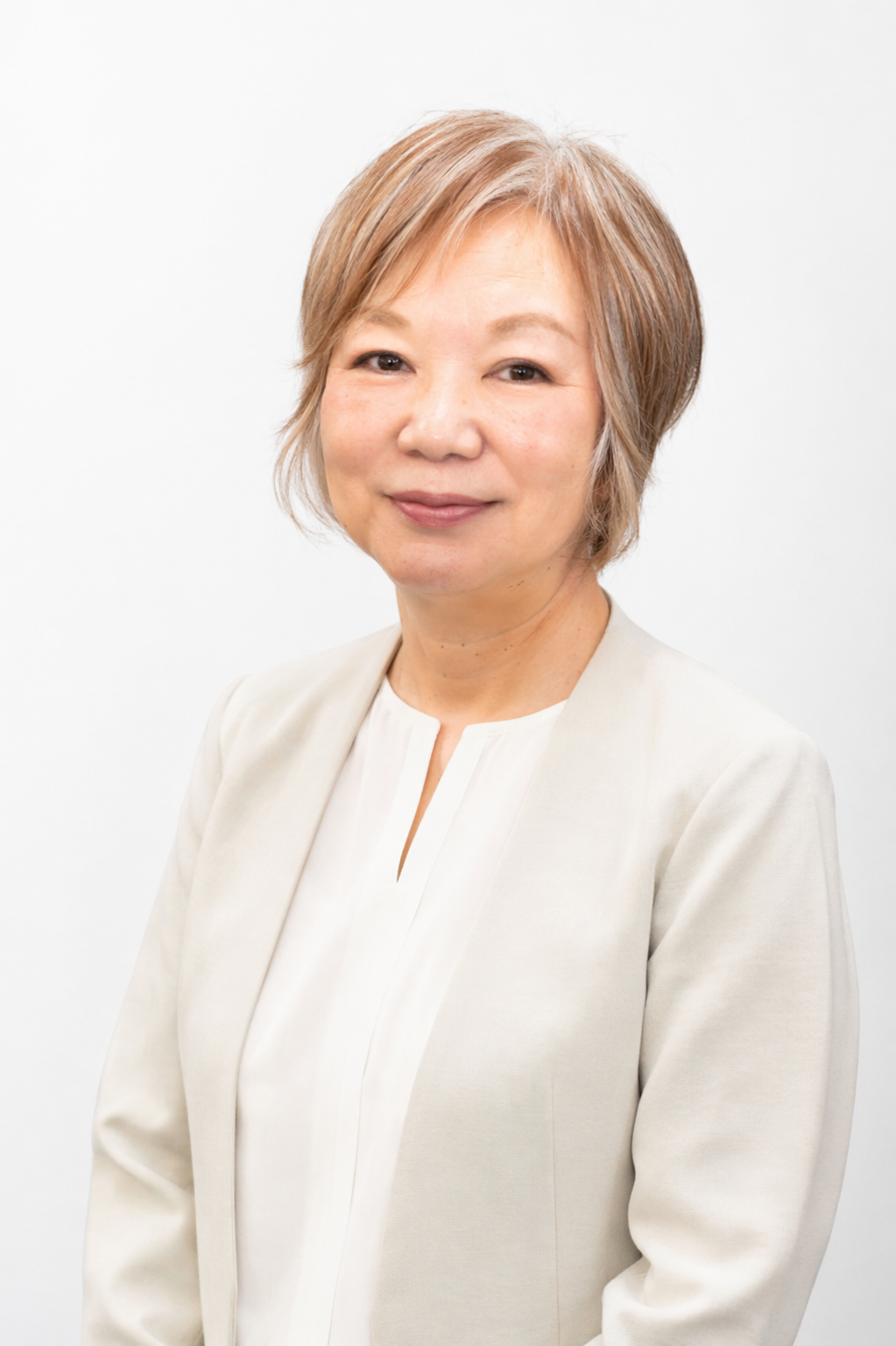 穏やかな笑顔のビジネスポートレート